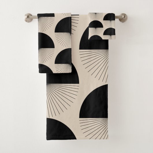 Abstract Dandelion Handtücher Boho Style Bad Handdoek (Insitu)