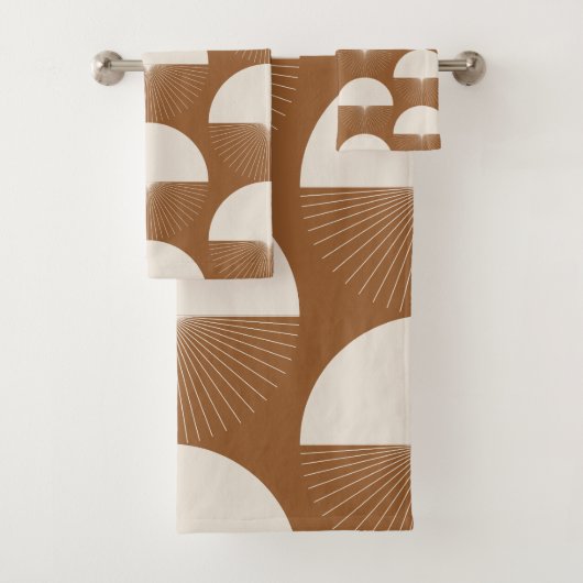 Abstract Dandelion Handtücher Boho Style Bad Handdoek (Insitu)