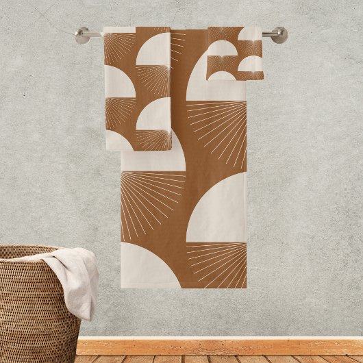 Abstract Dandelion Handtücher Boho Style Bad Handdoek