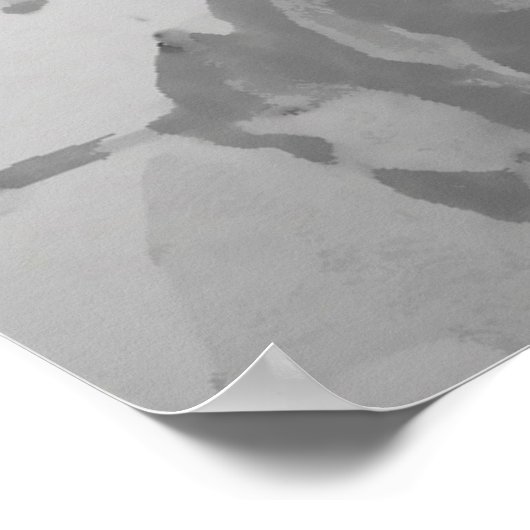 Abstract dark blue and grey poster (Hoek)