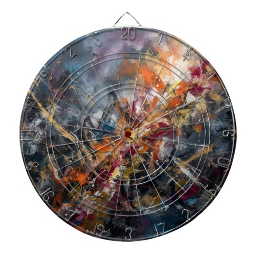 Abstract Dartbord (Voorkant)
