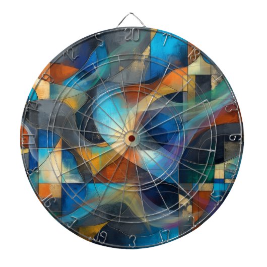 Abstract Dartbord (Voorkant)