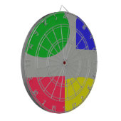 Abstract Dartbord (Voorkant Links)