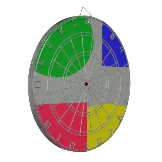 Abstract Dartbord (Voorkant Links)