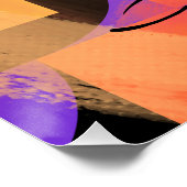 Abstract de Heer maakte een vrouw Christelijk gelo Perfect Poster (Hoek)