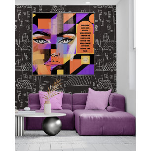 Abstract de Heer maakte een vrouw Christelijk gelo Perfect Poster