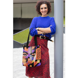 Abstract de Heer maakte een vrouw Christelijk gelo Tote Bag