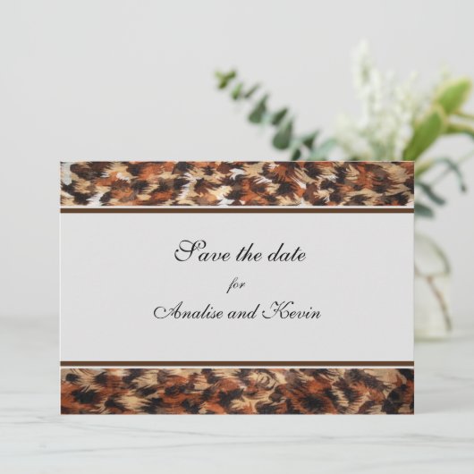 Abstract De Kaart Datum opslaan (Staand voorkant)