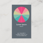 Abstract deel 01 - Koolgrijs Visitekaartje (Achterkant)