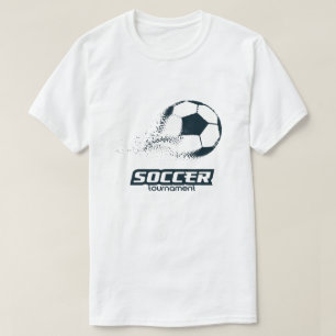 Abstract Deeltjes Voetbal Bal Toernooi Ontwerp T-shirt