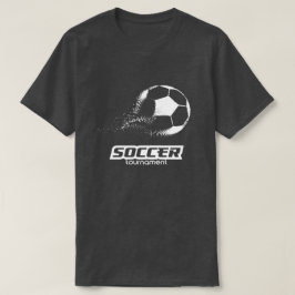 Abstract Deeltjes Voetbal Bal Toernooi Ontwerp T-shirt