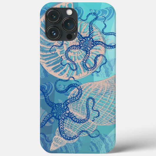 Abstract Deep Blue Zee afdrukken Case-Mate iPhone Case (Achterkant)