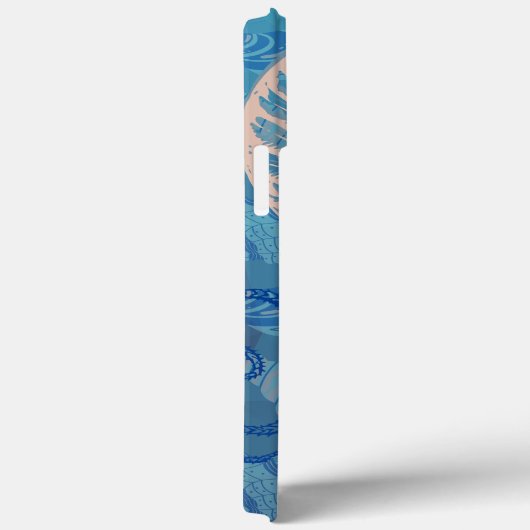 Abstract Deep Blue Zee afdrukken Case-Mate iPhone Case (Achterkant / Rechts)