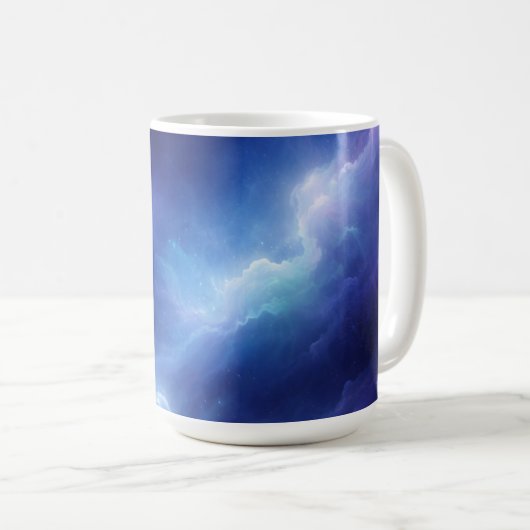 Abstract Deep Space Coffee Mug Koffiemok (Voorkant rechts)
