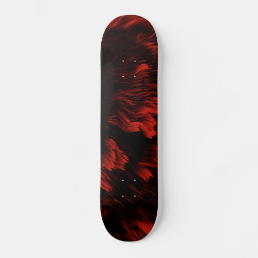 Abstract deksel van rood en zwart skateboard (Voorkant)