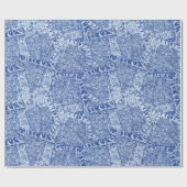 Abstract Denim Pockets Patchwork naadloos patroon Cadeaupapier (Vlak)