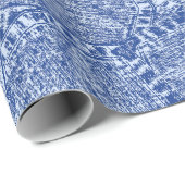 Abstract Denim Pockets Patchwork naadloos patroon Cadeaupapier (Rol Hoek)