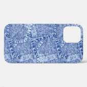 Abstract Denim Pockets Patchwork naadloos patroon Case-Mate iPhone Case (Achterkant (horizontaal))