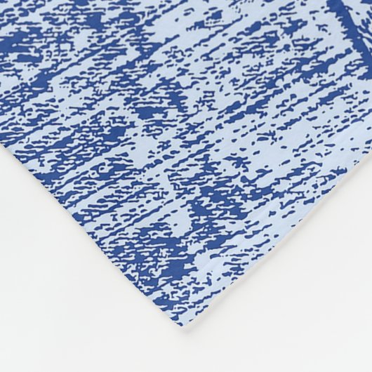 Abstract Denim Pockets Patchwork naadloos patroon Fleece Deken (Hoek)