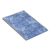 Abstract Denim Pockets Patchwork naadloos patroon Notitieboek (Rechterzijde)