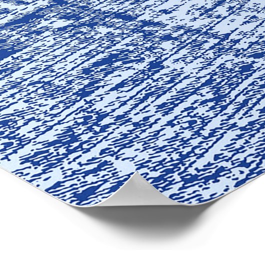 Abstract Denim Pockets Patchwork naadloos patroon Poster (Hoek)