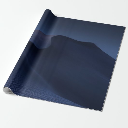 ABSTRACT DESERT BIJ NACHT CADEAUPAPIER (Uitgerold)