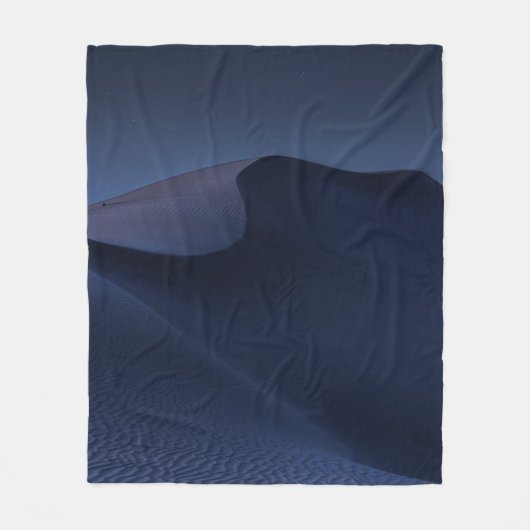 ABSTRACT DESERT BIJ NACHT FLEECE DEKEN (Voorkant)
