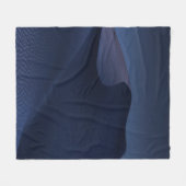 ABSTRACT DESERT BIJ NACHT FLEECE DEKEN (Voorkant (Horizontaal))