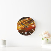 Abstract Design Banner-10009 Ronde Klok (Huis)