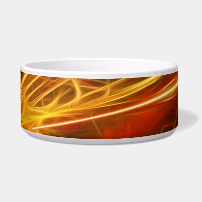Abstract design Banner Voerbakje (Voorkant)