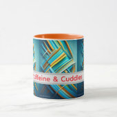 abstract design funny mug for girlfriend mok (Midden)