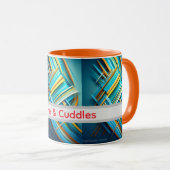 abstract design funny mug for girlfriend mok (Voorkant rechts)