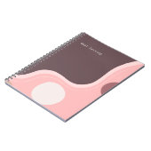 Abstract Design Journal voor doelen en plannen Notitieboek (Linkerzijde)