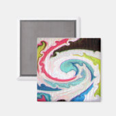 Abstract design magneet (Voorkant / Achterkant)