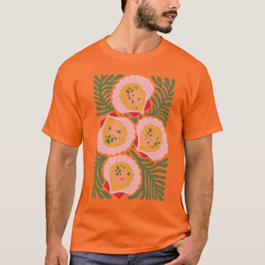 Abstract Design Mannen's grafisch T-shirt (Voorkant)