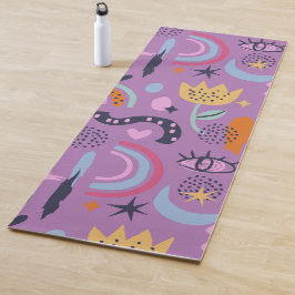 Abstract design -Modern geometric Yogamat