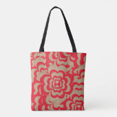 Abstract design of hearts. Valentines day backgrou Tote Bag (Achterkant)