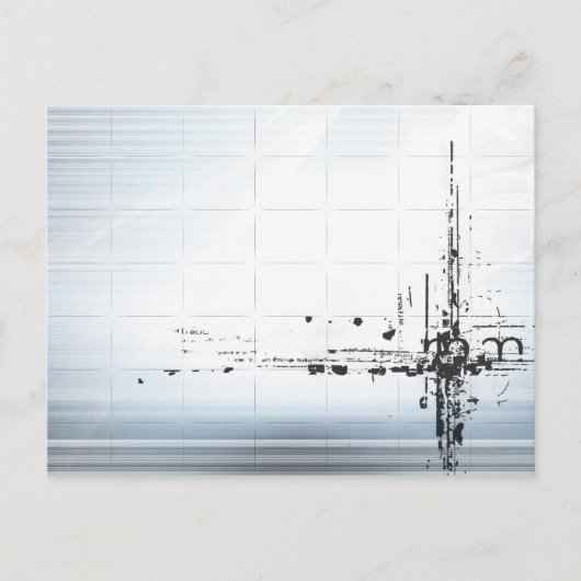 Abstract design op net briefkaart (Voorkant)