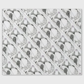 Abstract design-opbergpapier voor "Dansend Hen" Cadeaupapier (Vlak)
