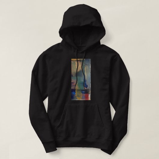 Abstract Design Sweater met Kap (Design voorkant)