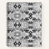 Abstract design themed notebook for writing notitieboek (Voorkant)