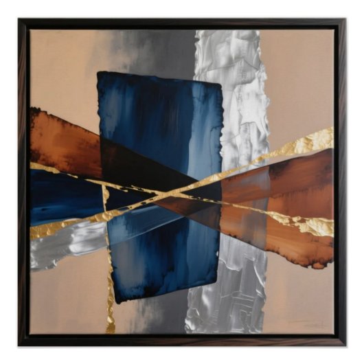 Abstract Design Wall Art Perfect Poster (Voorkant)