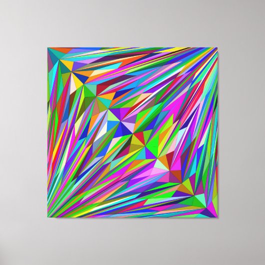 Abstract diamant canvas afdruk (Voorkant)