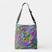 Abstract diamant crossbody tas (Achterkant)