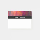 Abstract diamantpatroon post-it® notes (Voorkant)