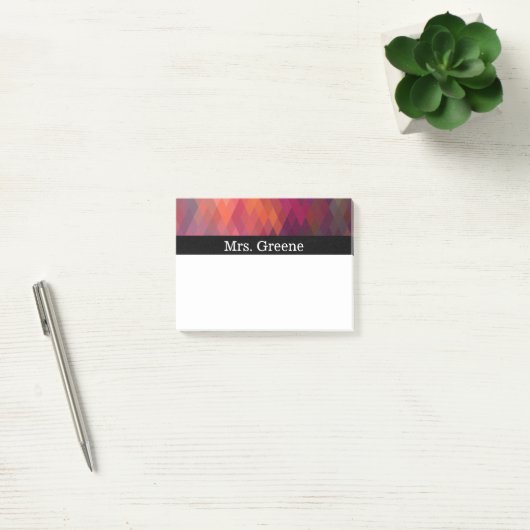 Abstract diamantpatroon post-it® notes (Kantoor)