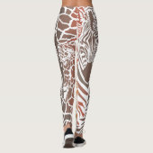 abstract, dier, achtergrond, camouflage, giraffe, leggings (Achterkant)