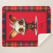 Abstract dier sherpa deken (Voorkant (horizontaal))