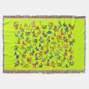 Abstract dierentuin + uw idee deken