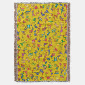 Abstract dierentuin + uw idee deken (Voorkant Verticaal)